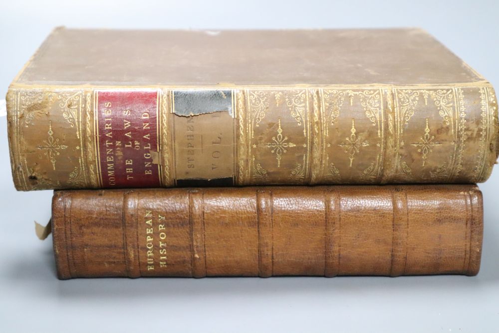 Miscellaneous 19th century bindings,